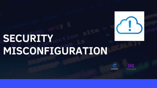 OWASP TOP 10 API - Security Misconfiguration